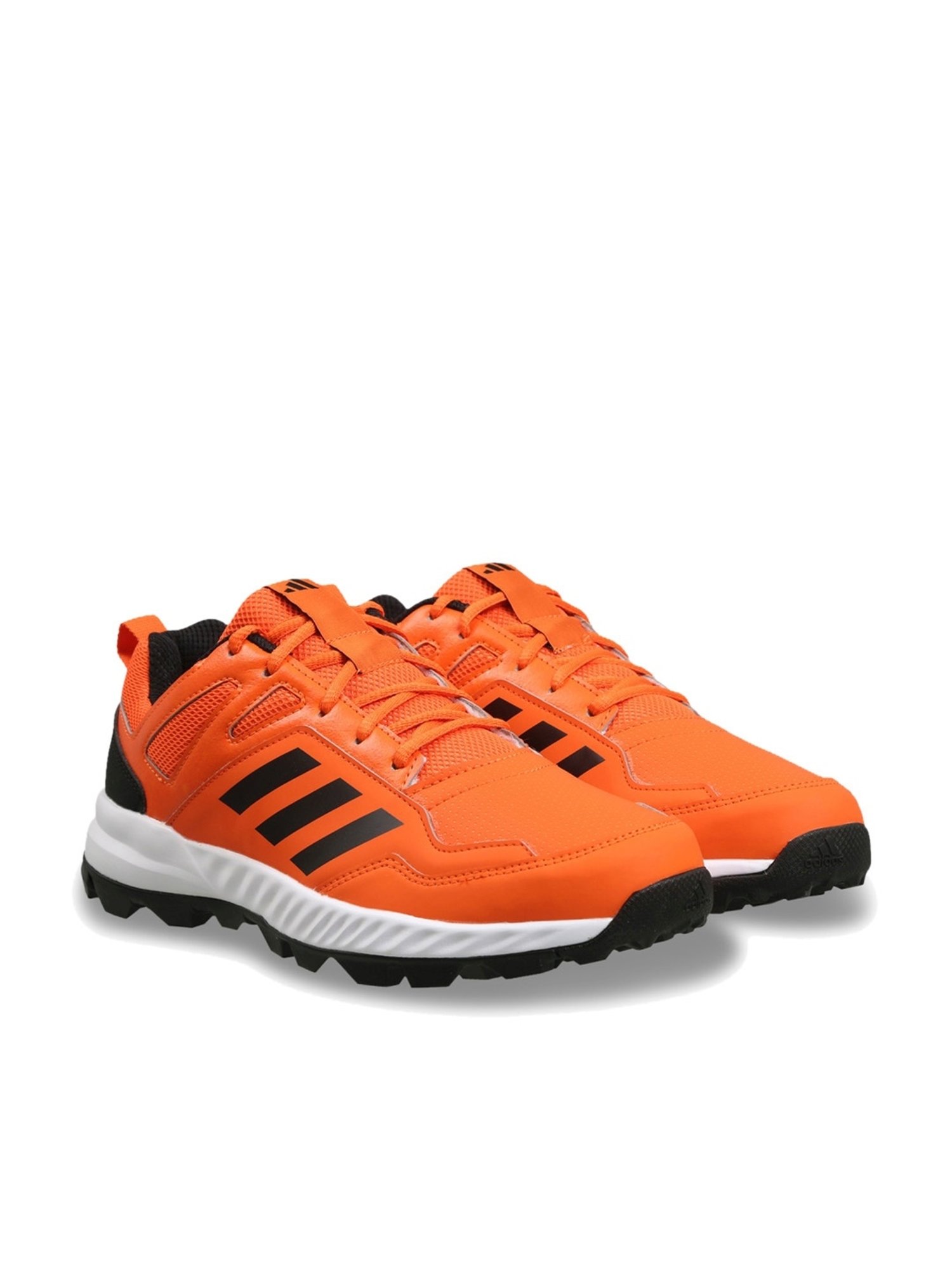 Adidas Men's Cri Rise V2 Orange Cricket Shoes
