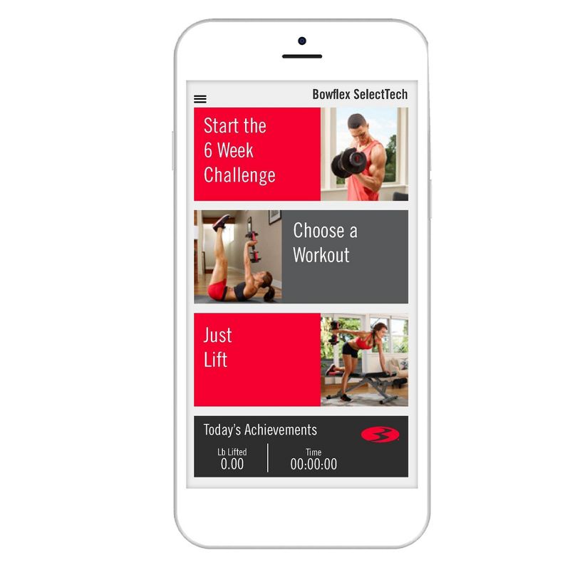 Bowflex dumbbells - (10-90lbs)