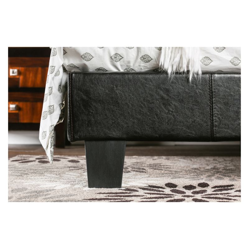 Lizsa Leatherette Upholstered Twin Bed Espresso - HOMES: Inside + Out