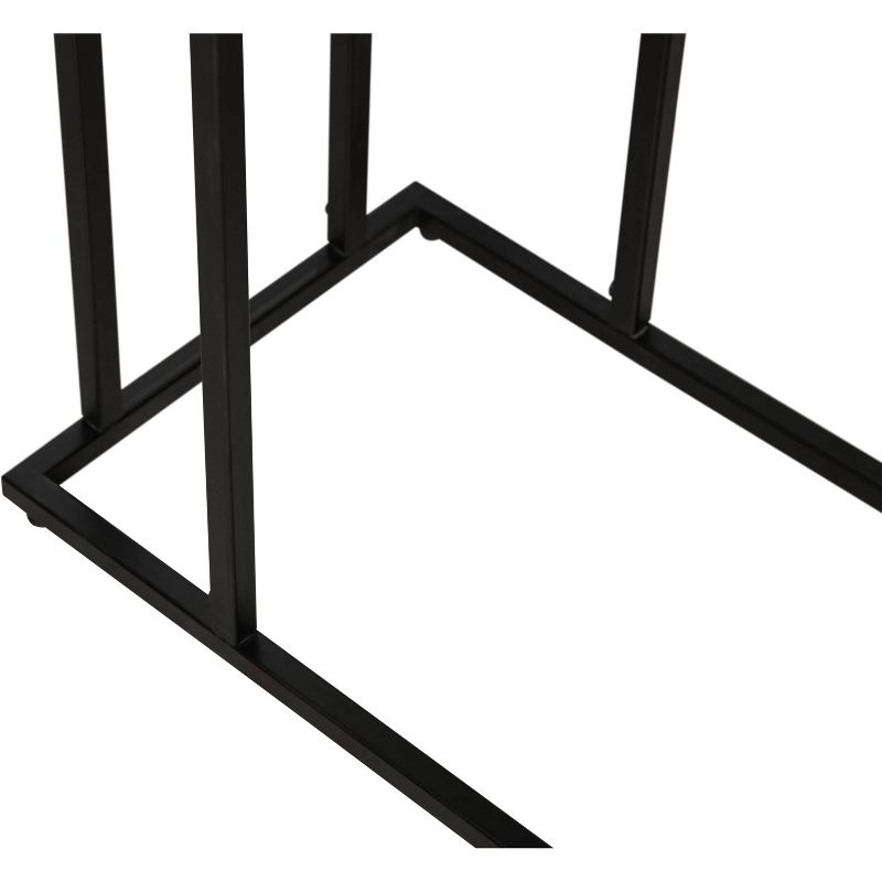 Harton Rustic Expandable C Side Table - Natural Wood - Serta