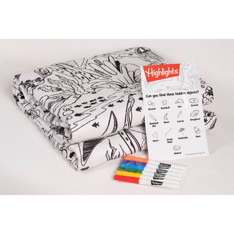 Full/Queen Talca Quilt Blue/White/Red - Jessica Simpson