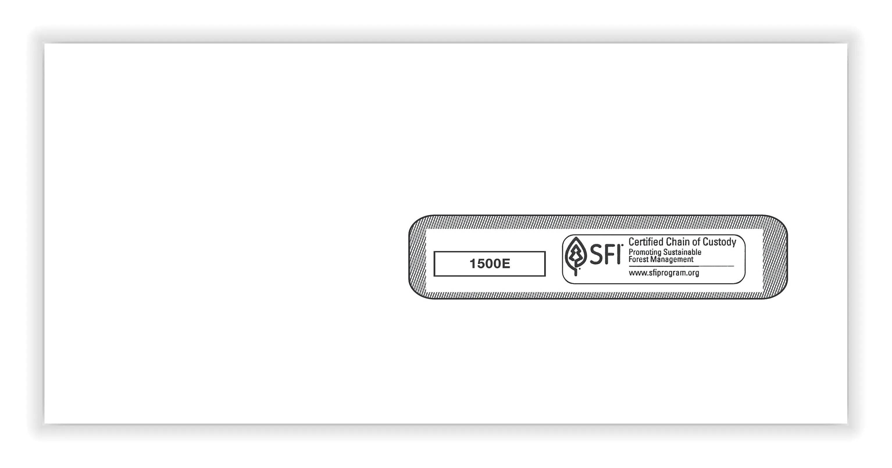 ComplyRight CMS-1500 Gummed #10 Document Envelopes 4 1/2" x 9 1/2" White 1500E
