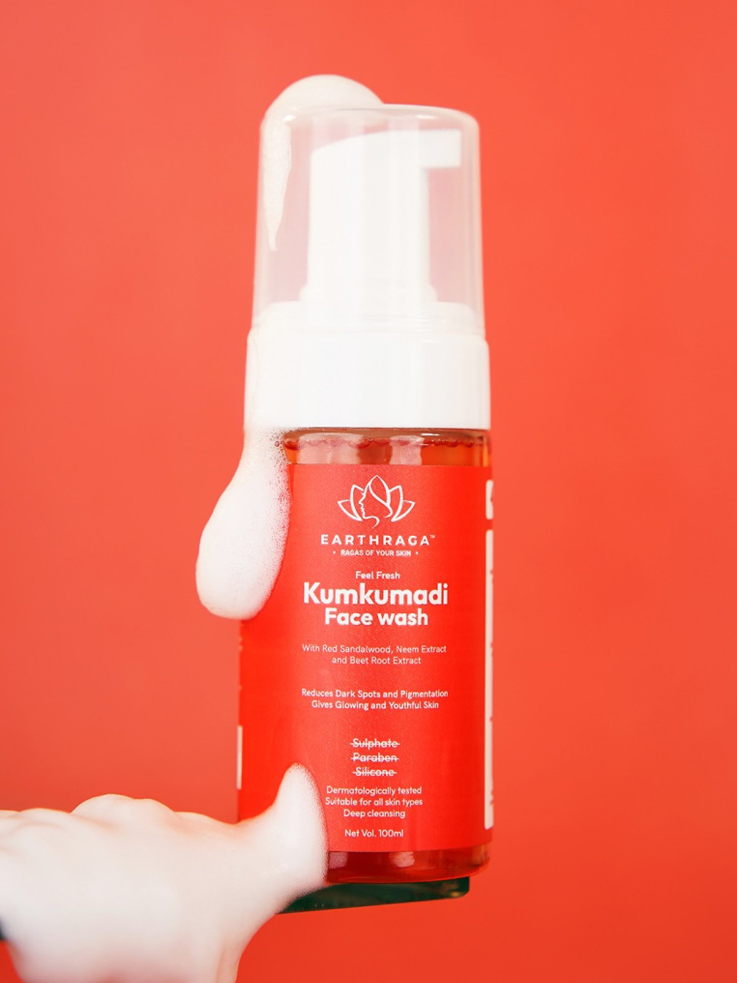 Earthraga Feel Fresh Kumkumadi Face Wash - 100 ml