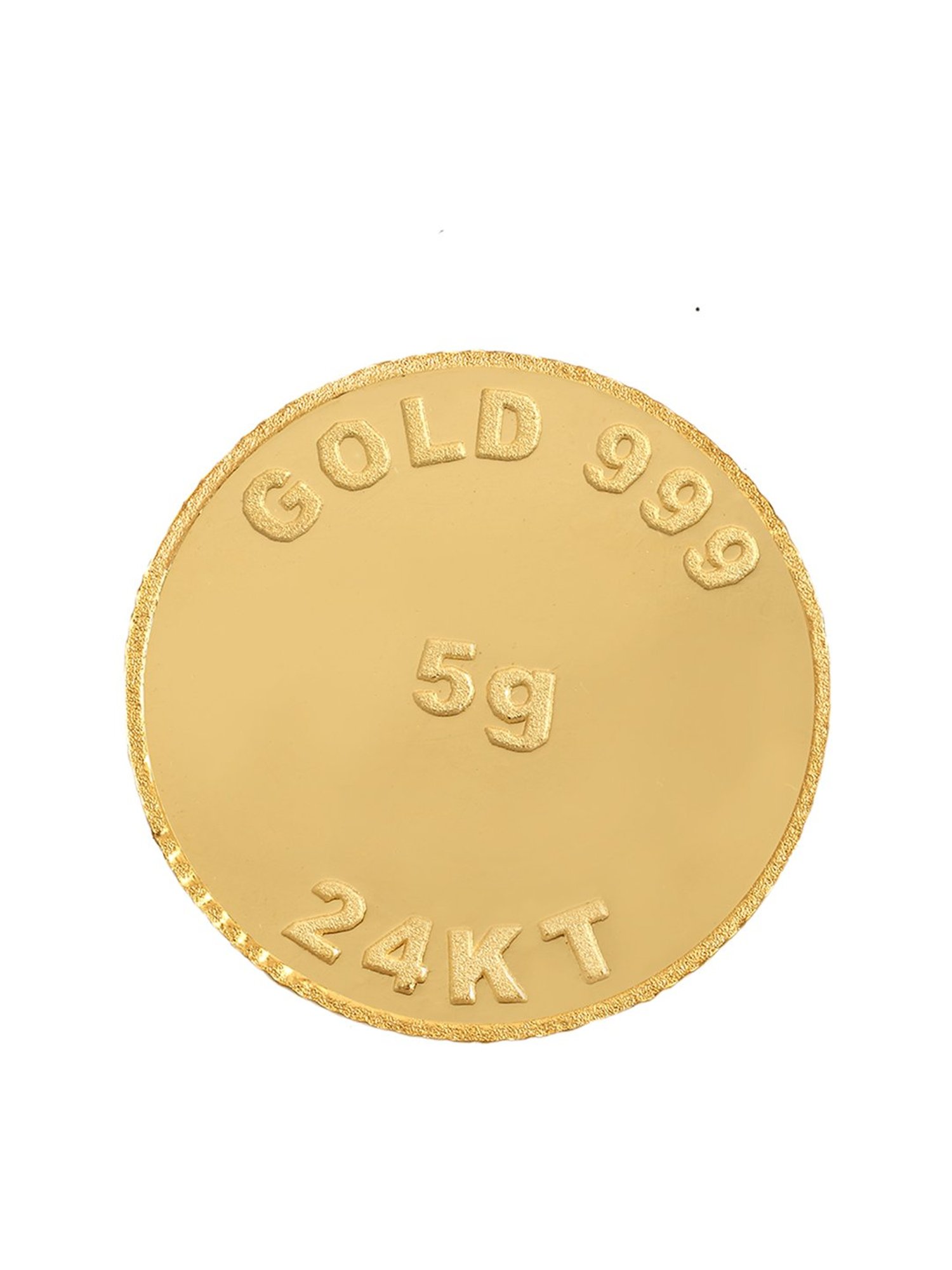 Bangalore Refinery Goddess Lakshmi 24k (999) 5gm Gold Coin