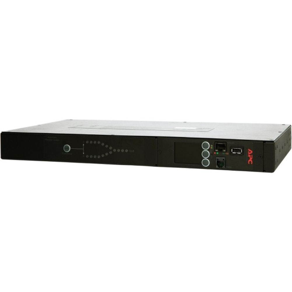 APC AP4430 Rack ATS, 200 / 208V, 20A, L6-20 in, 8 x C13, 1 x C19 out