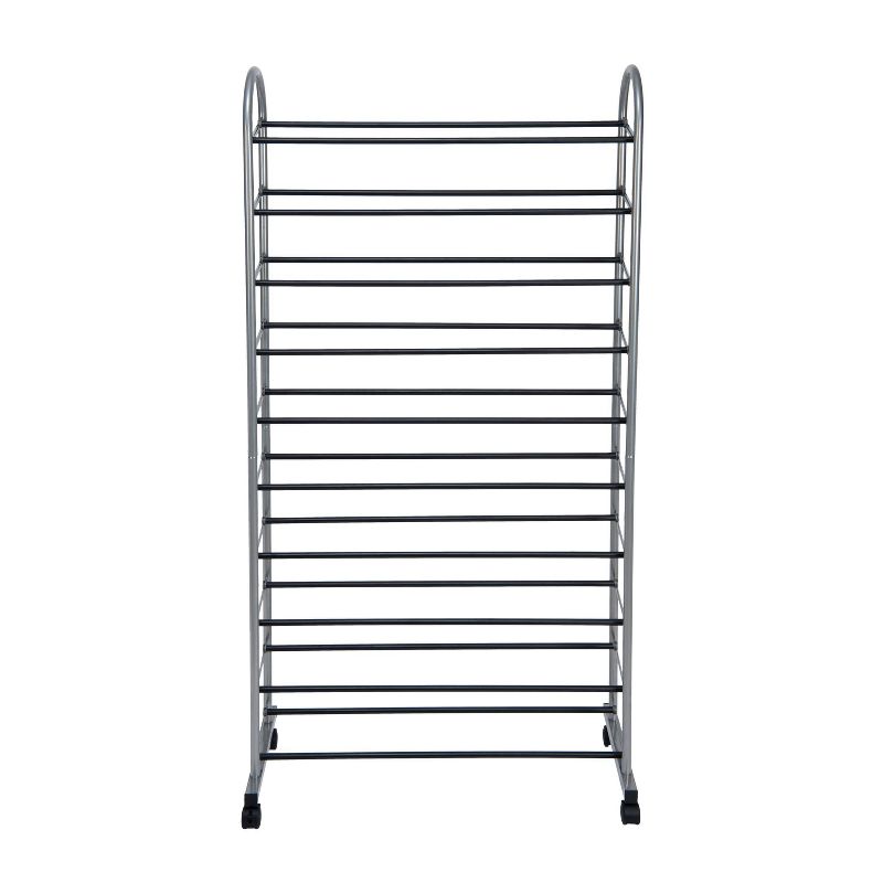 Simplify 10 Tier Mobile Shoe Rack