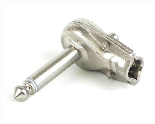switchcraft 228 original flat 1/4inch mono plug for guitars and pedals, nickel finish