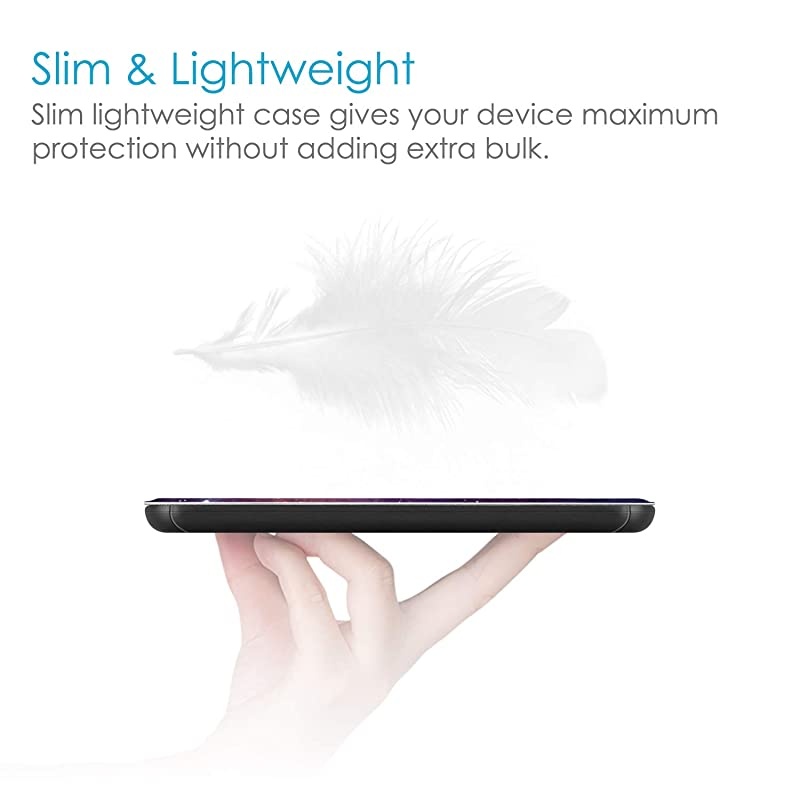 Slimshell Case for AllNew Kindle Paperwhite 10th Generation 2018 Release Premium Lightweight PU Leather Cover with Auto SleepWake for  Kindle Paperwhite EReader Galaxy