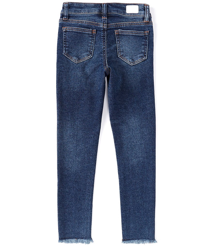 Celebrity Pink Big Girls 7-16 Frayed-Hem Denim Skinny Jeans