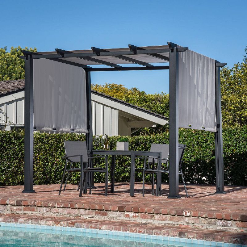 8' x 10' Steel Pergola - Hanover