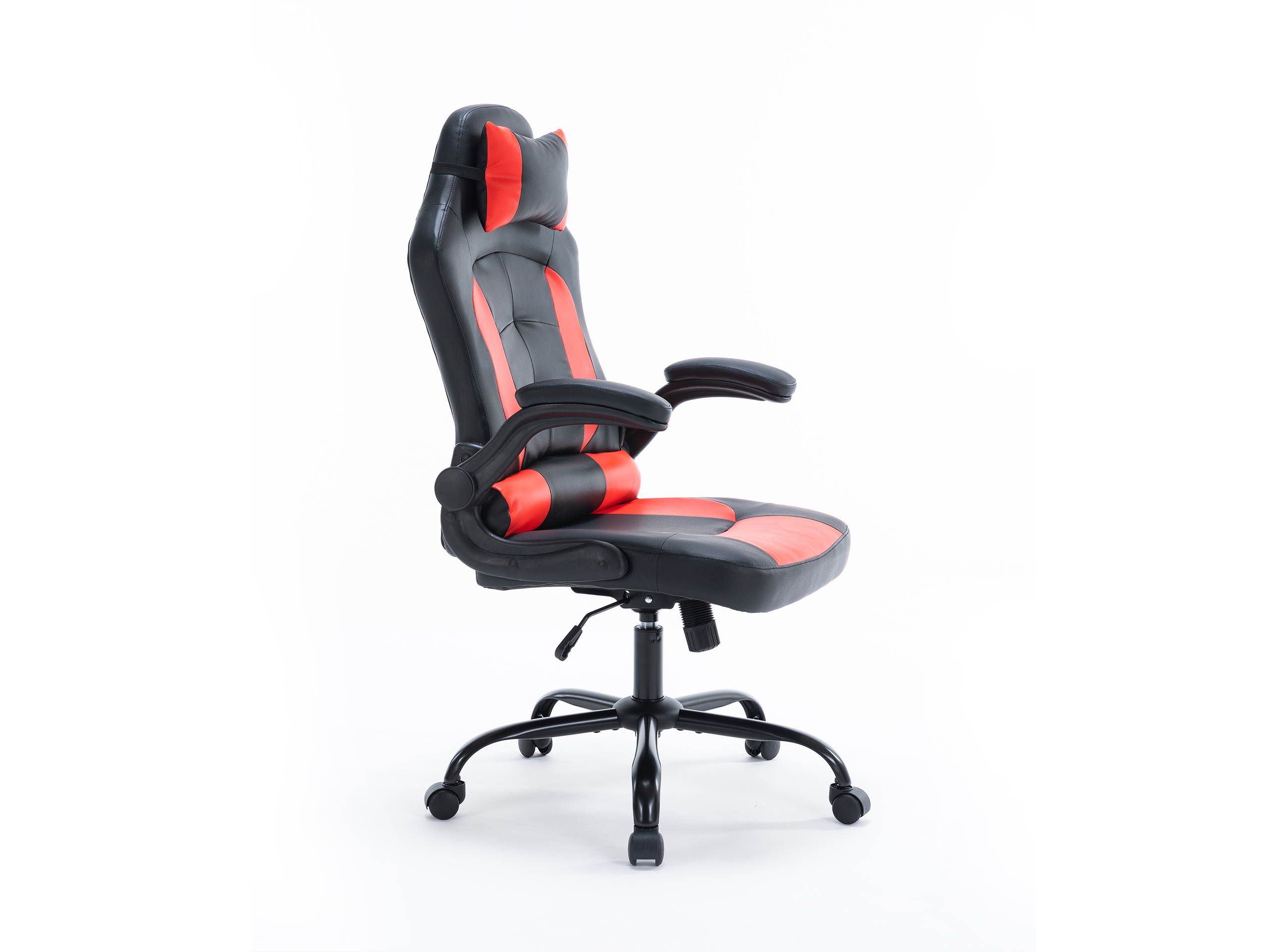 Volans Gaming Chair Home Office Ergonomic Computer Racing Game Chair, Height Adjustable High Back Leather Computer Chair with Headrest and Lumbar Support