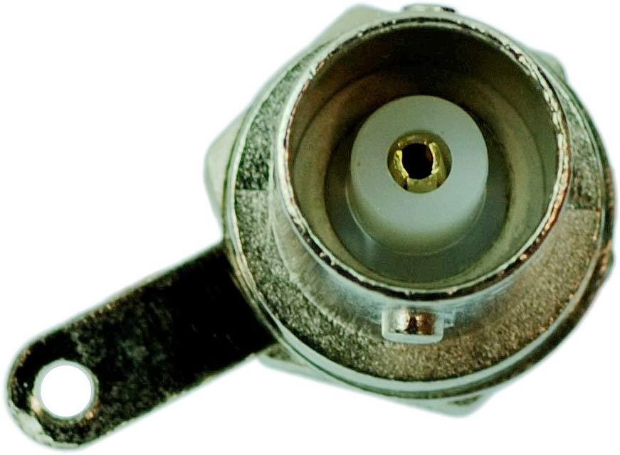 CESS BNC Female Jack Socket RF/Coaxial Connector PCB Panel Mount Soldering Type (jcx) (10 Pack)