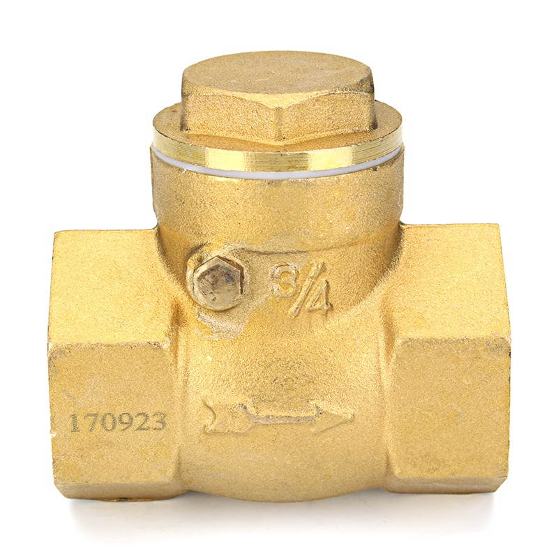 TMOK 1/2" 2/3" 1" Brass Swing Check Valve Female NPT Threaded Durable Brass Construction Valves #3