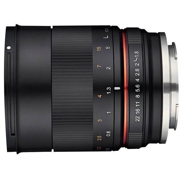 Samyang 85mm f/1.8 Manual Focus Lens for Sony E Mount Nex Series Cameras - Black