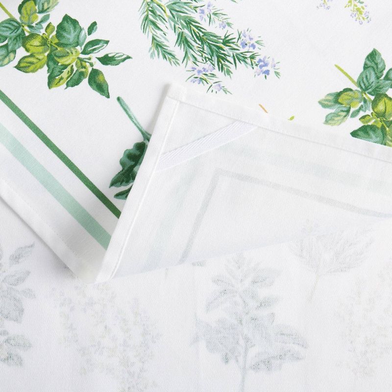 Martha Stewart 3pk Cotton Herbs Printed Kitchen Towels