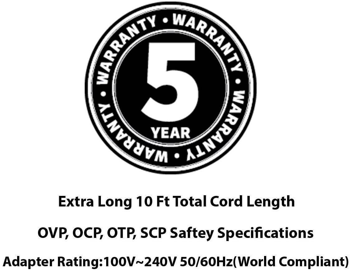 Omnihil 19V AC/DC Adapter Compatible with PetSafe Wireless Fence Pet Containment System (PIF-300) Power Supply