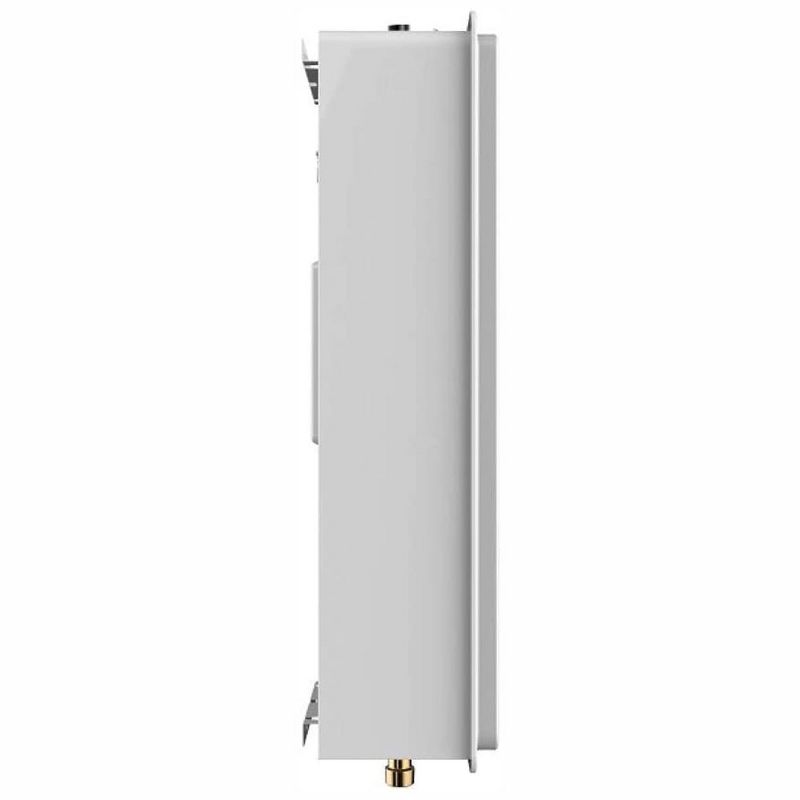 Marey GA20CSANG High Efficiency Residential Natural Gas Tankless Water Heater with 3 Points of Use, LED Touchscreen, and Overheating Protection, White