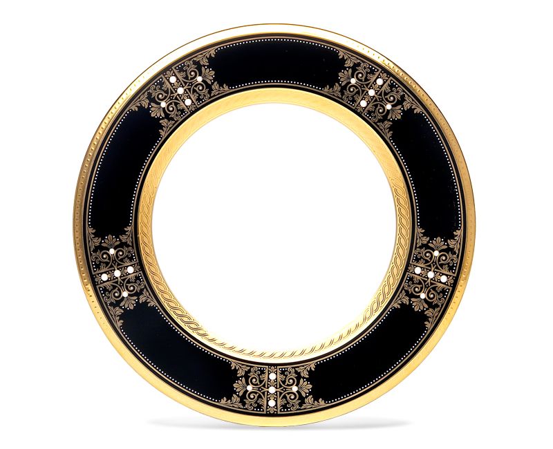 10 Strawberry Street Matte Wave Stoneware Salad Plates 8" White - Set of 6