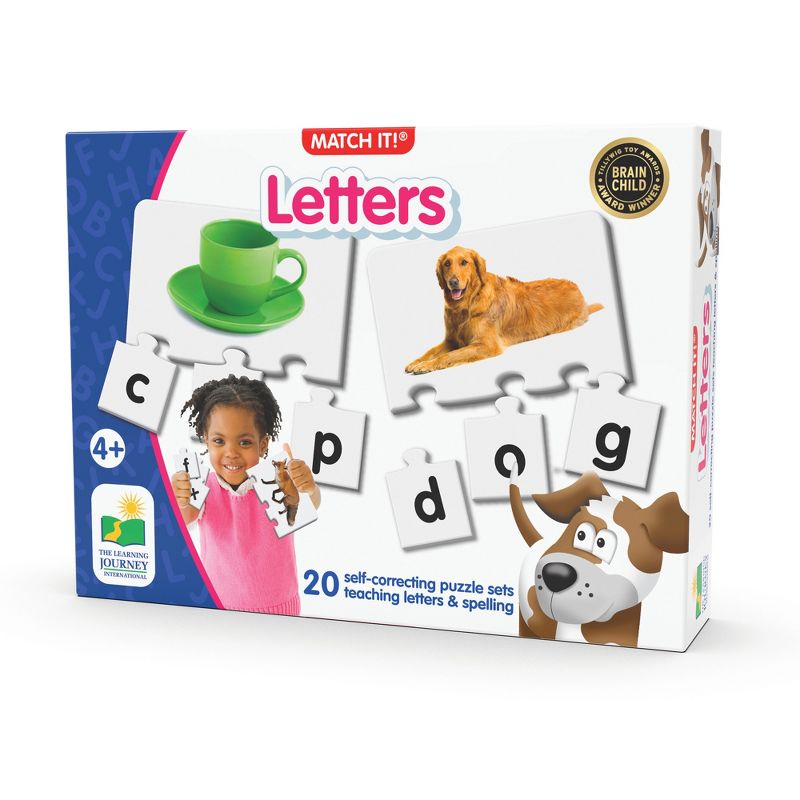 The Learning Journey Match It! Letters 20 self  correcting puzzle sets