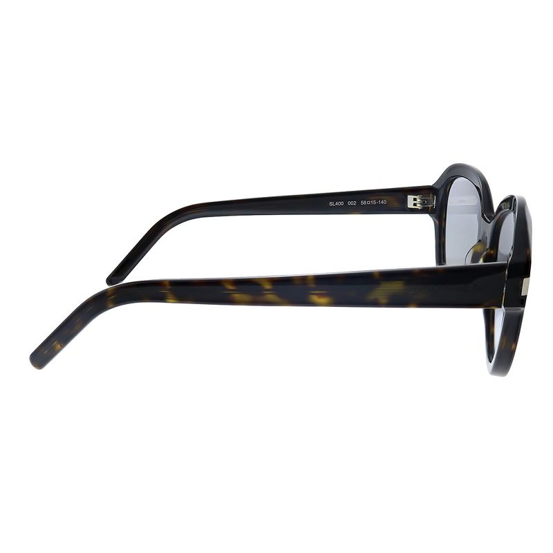 Saint Laurent SL 400 002 Womens Oval Sunglasses Havana 58mm