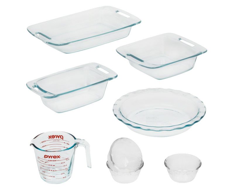 Pyrex 8pc Prep And Bake Set
