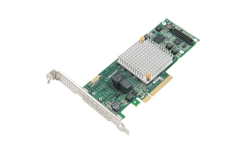 Microsemi Adaptec RAID 8405 Single (Cables not included with product) - 12Gb/s SAS - PCI Express 3.0 x8 - Plug-in Card - RAID Supported