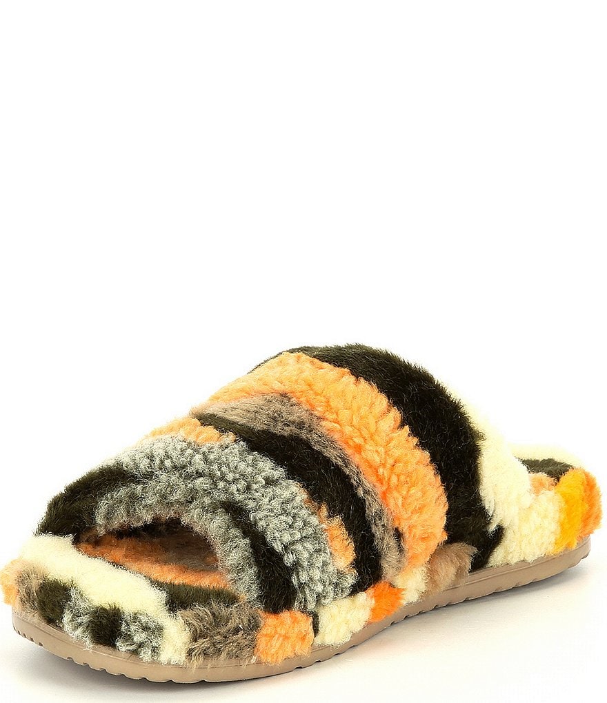 UGG&reg; Men's Scuff Logo Suede Slippers