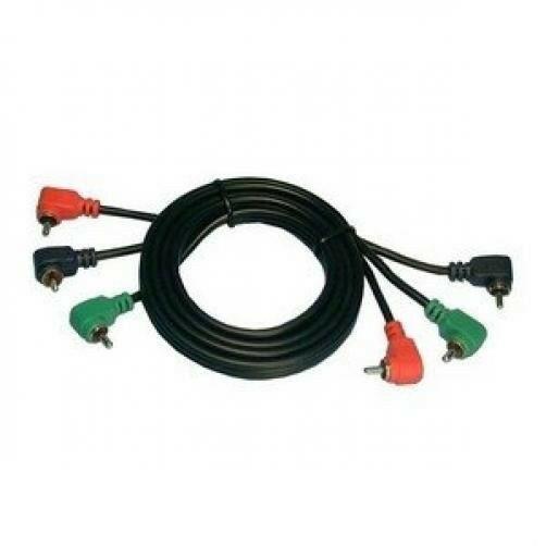 Philmore 45-3203 RGB Component Video Cable w/ Right Angle Connectors - 3