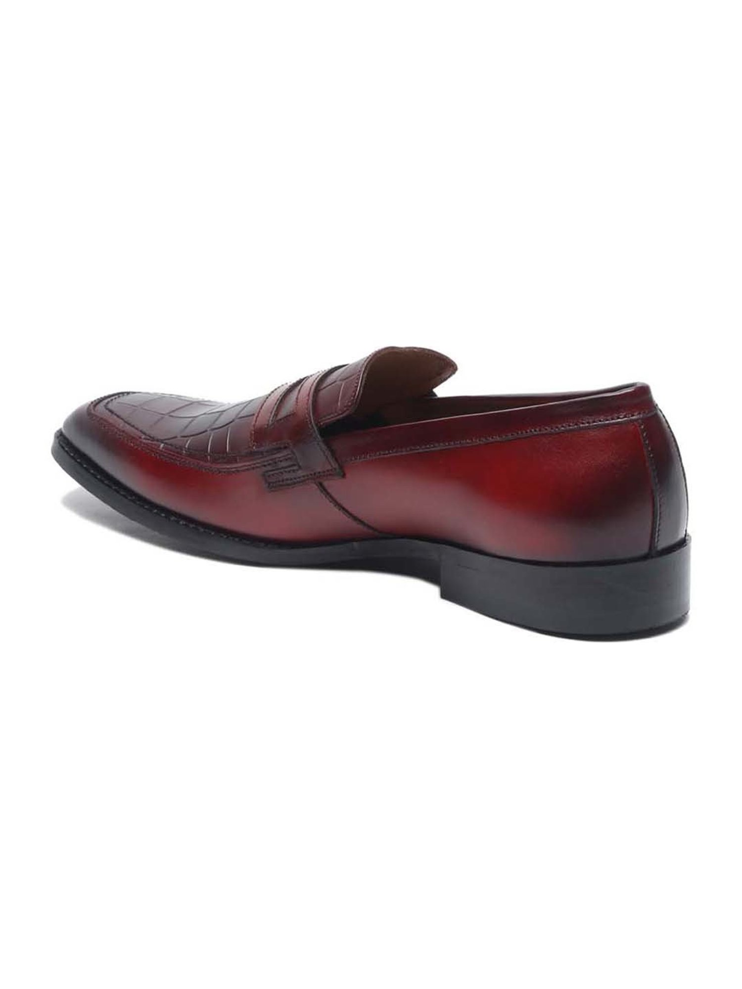 Louis Stitch Men's Rosewood Formal Loafers