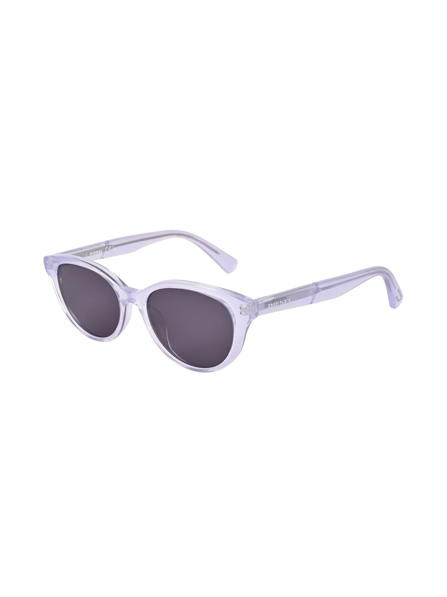 DIESEL DL0357 47 27A Grey Oval Sunglasses