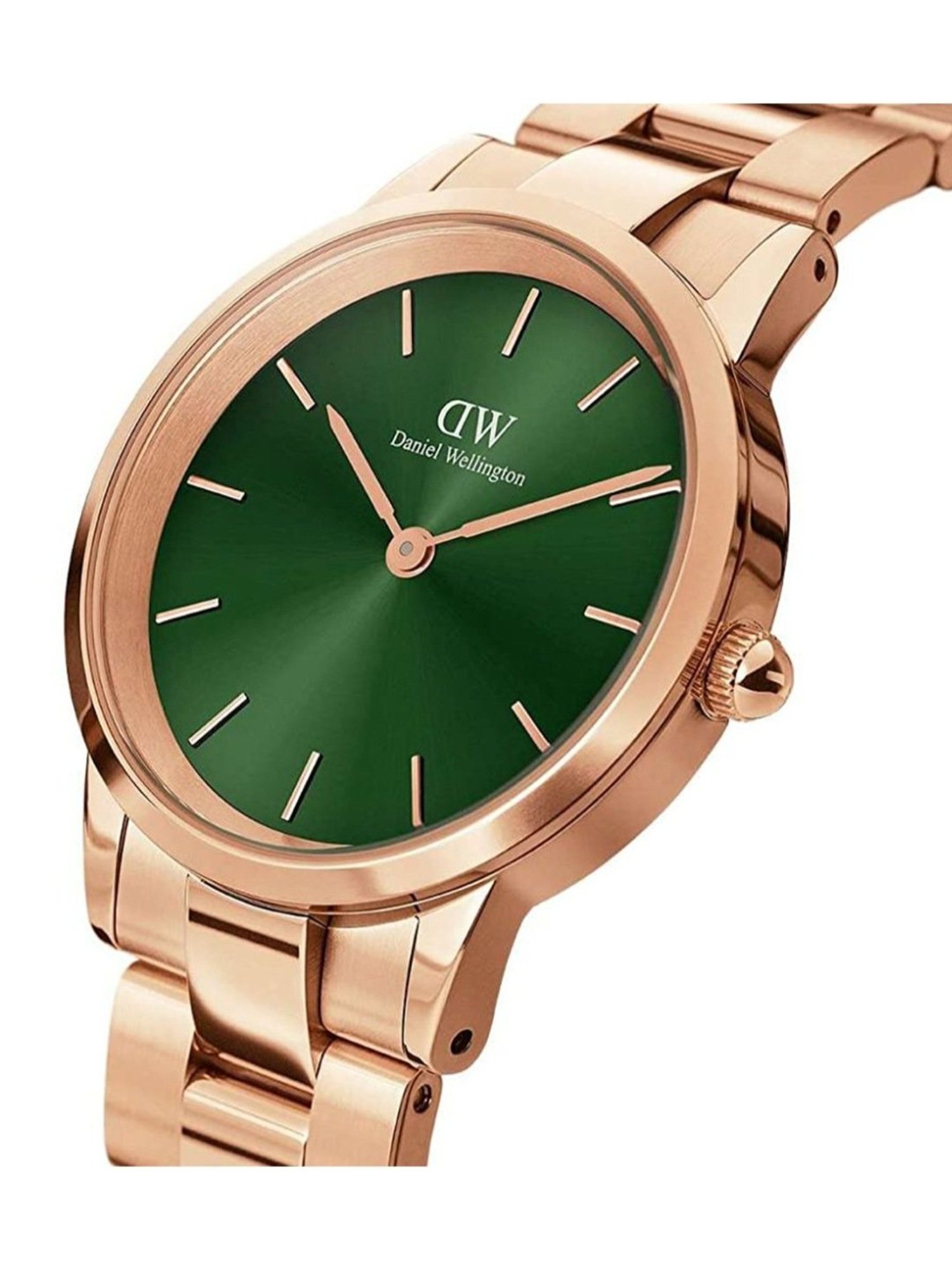 Daniel Wellington Iconic Unisex Green Round Dial Analog Watch - DW00100419K