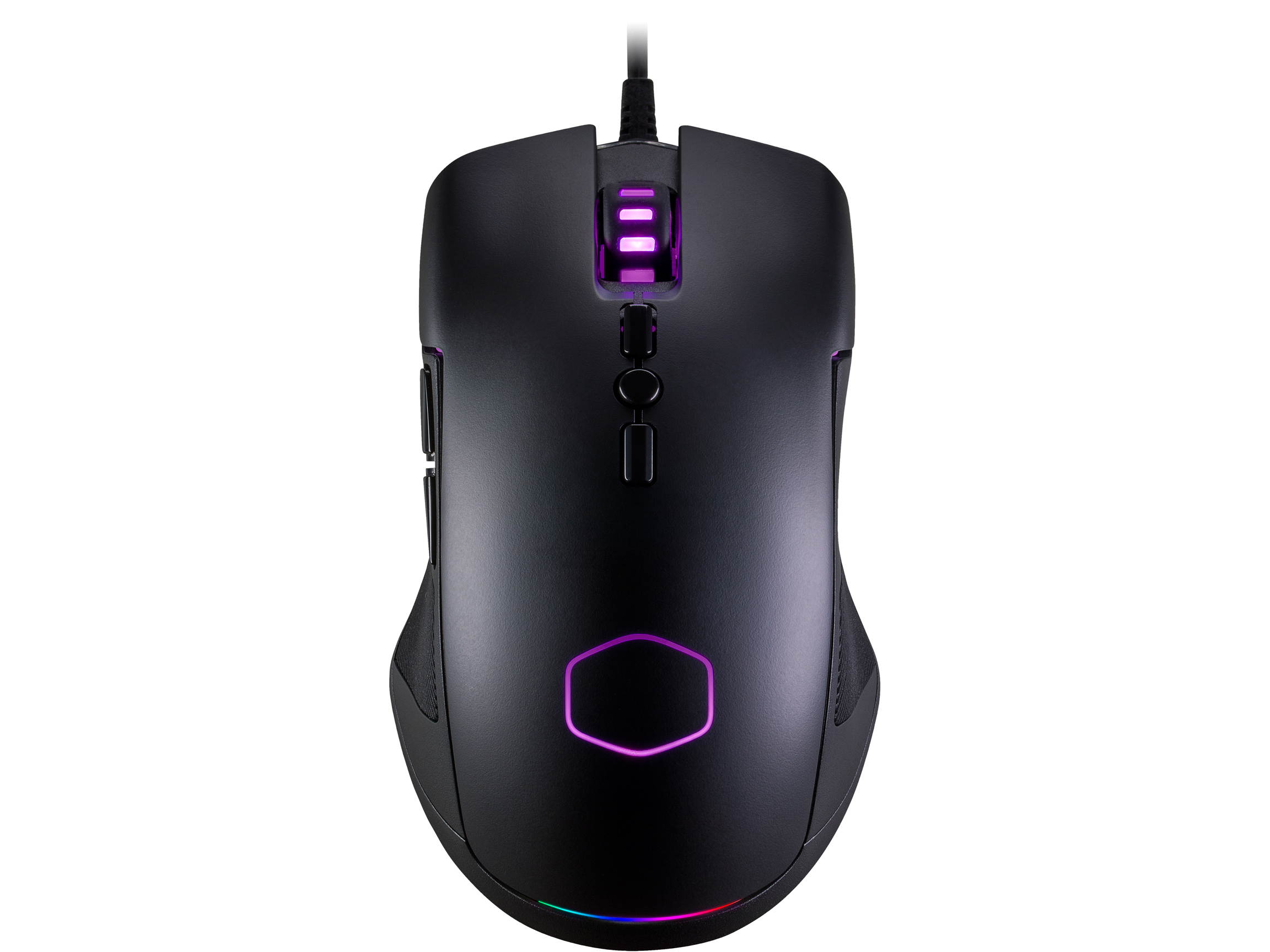 Cooler Master MasterMouse MM530 Ergonomic Gaming Mouse with Precision 12000 DPI Sensor and Durable PBT Buttons w/ Omron Switches
