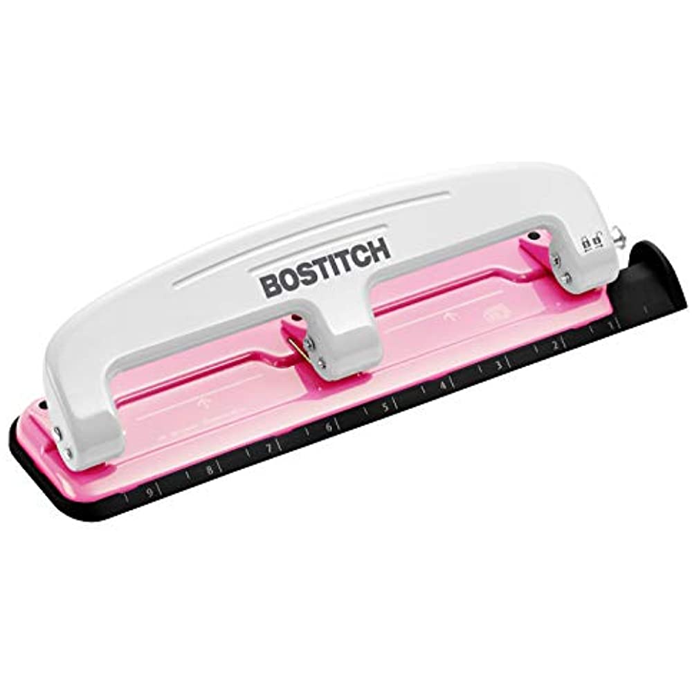PAPERPRO 2188 ProPunch Pink Ribbon Compact 3Hole Punch