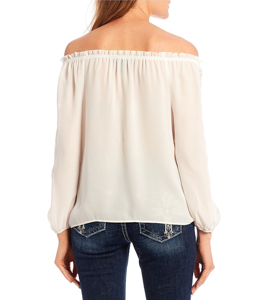 June & Hudson Short Tie Sleeve Knit Tee