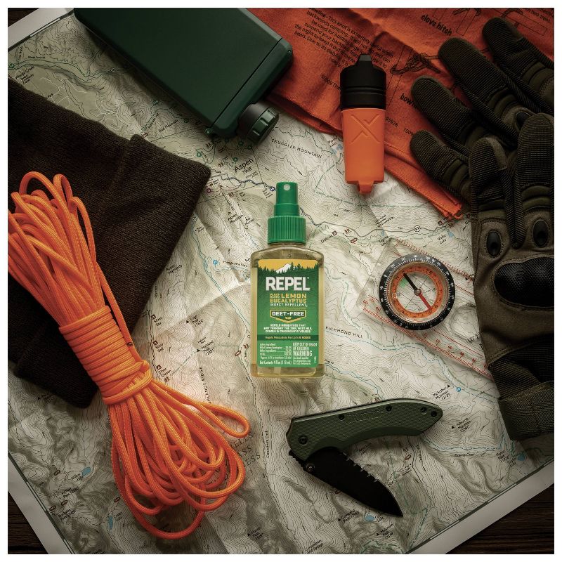 Repel Plant-Based Lemon Eucalyptus Insect Repellent Pump Spray 4 fl oz