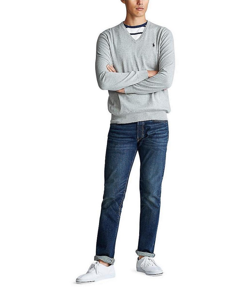 Polo Ralph Lauren Solid V-Neck Sweater