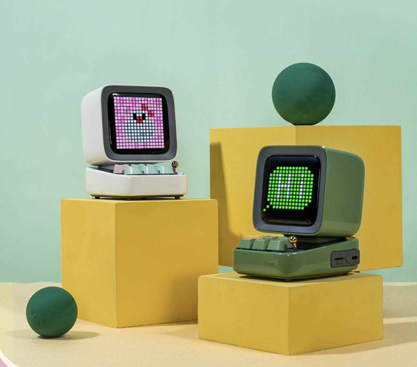 divoom DITOO dot tone pixel bluetooth speaker light pollution lamp retro keyboard girlfriend birthday gift box