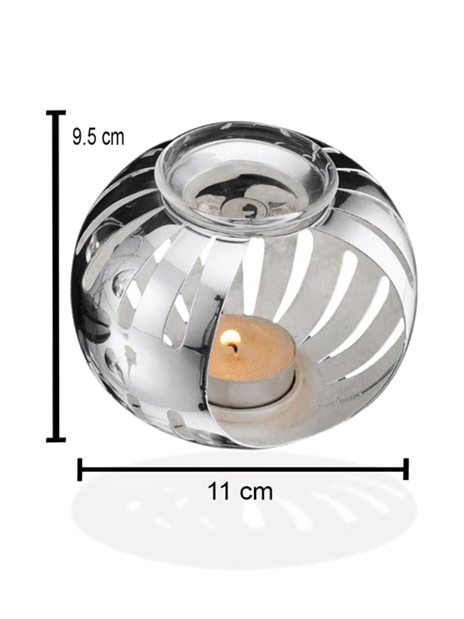 Episode Silver Plated Oil Burner Swell Aromatic