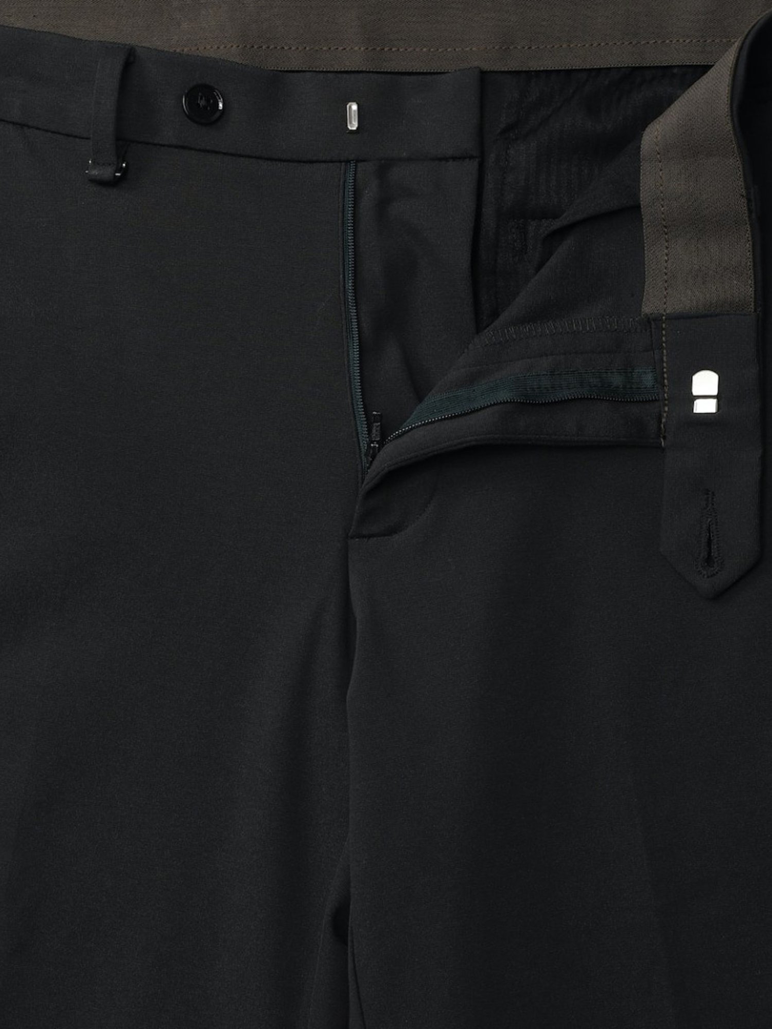 Van Heusen Black Slim Fit Trousers