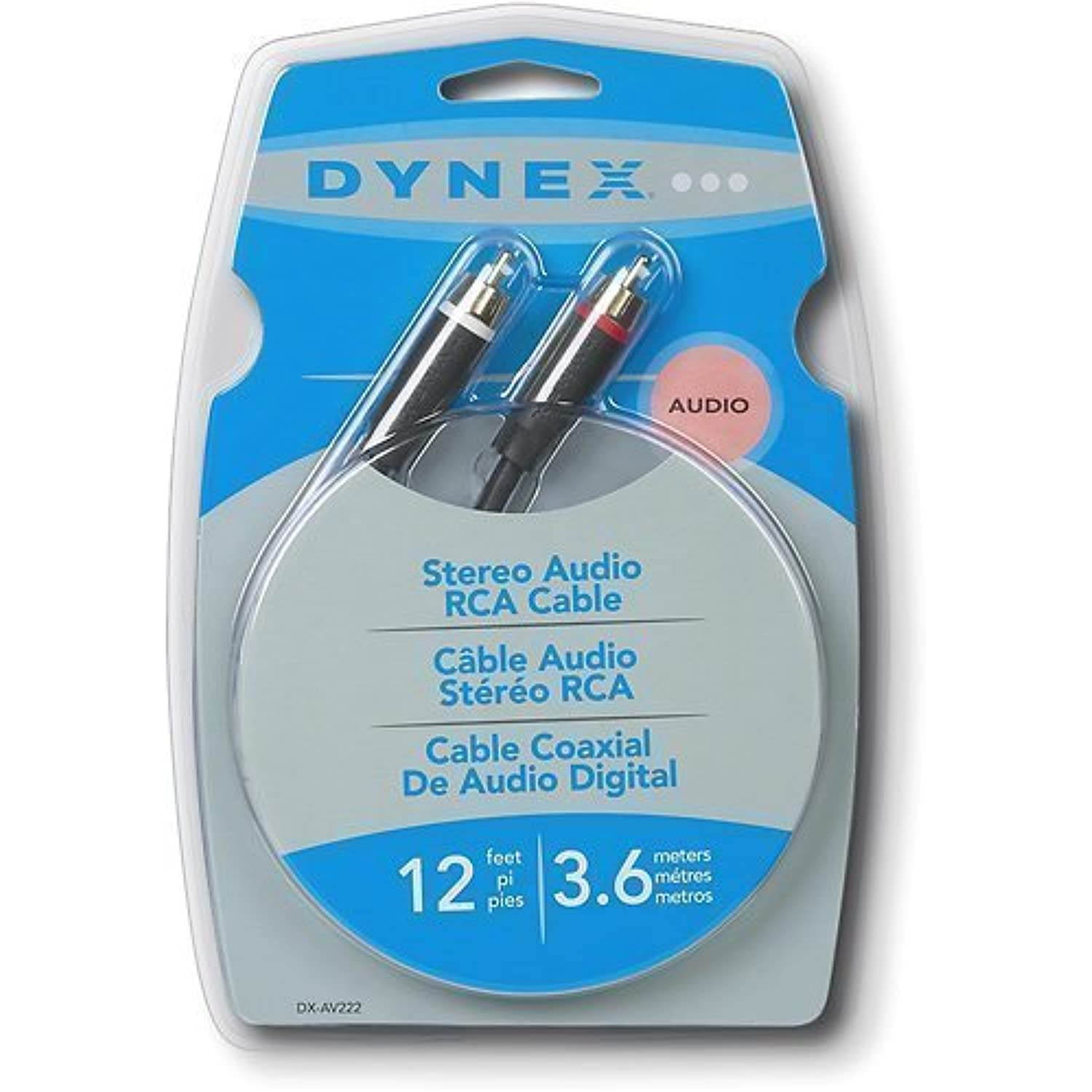 Dynex DX-AV062 - Video / audio cable - composite video / audio - RCA (M) - RCA (M) - 12 ft by Dynex