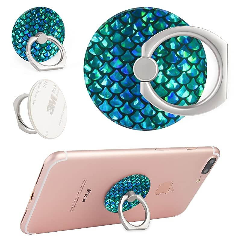 PackRing Phone Holder Bracket Stand Kickstand for SmartphonesTabletsPadsMermaid Scale