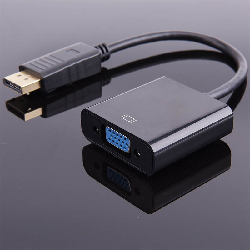1080P DisplayPort DP To VGA Cable Male to Female Adapter