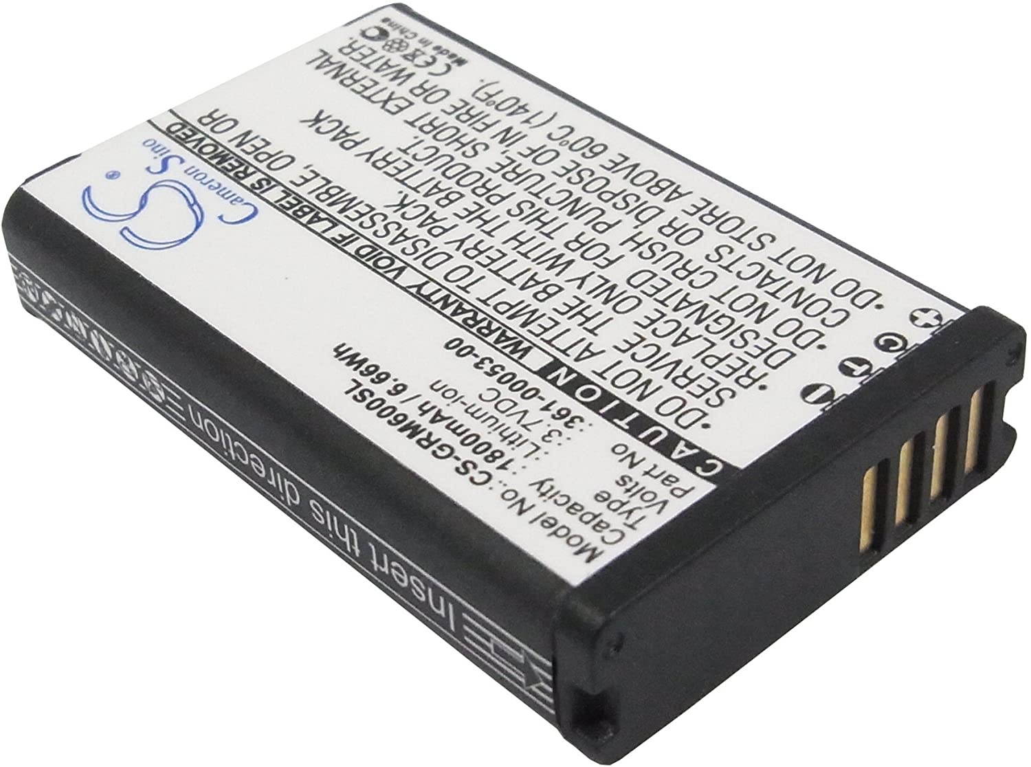 Cameron Sino 1800mAh / 6.66Wh Replacement Battery for Garmin Alpha 100 Handheld