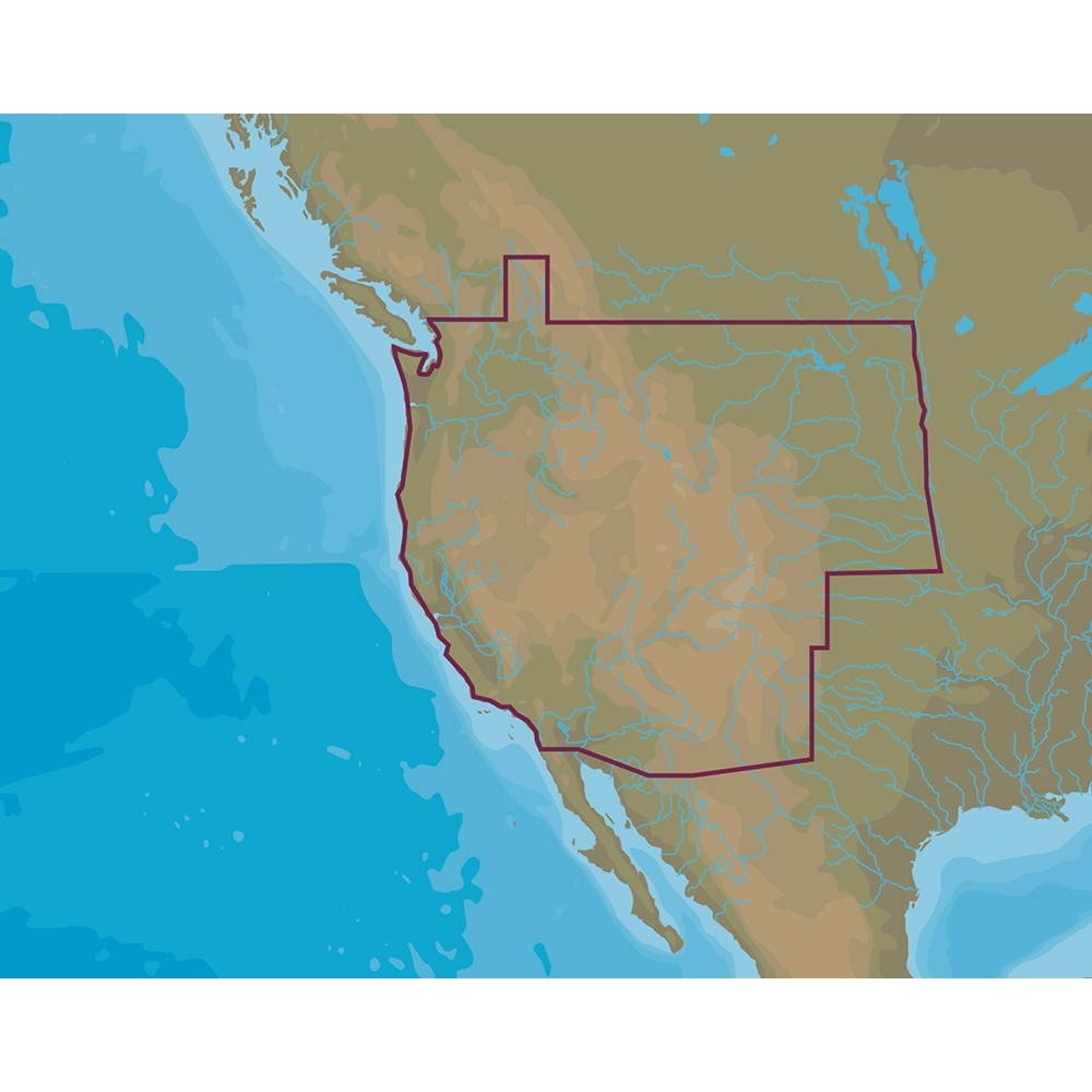 C-MAP M-NA-D071 4D MICROSD US LAKES WEST