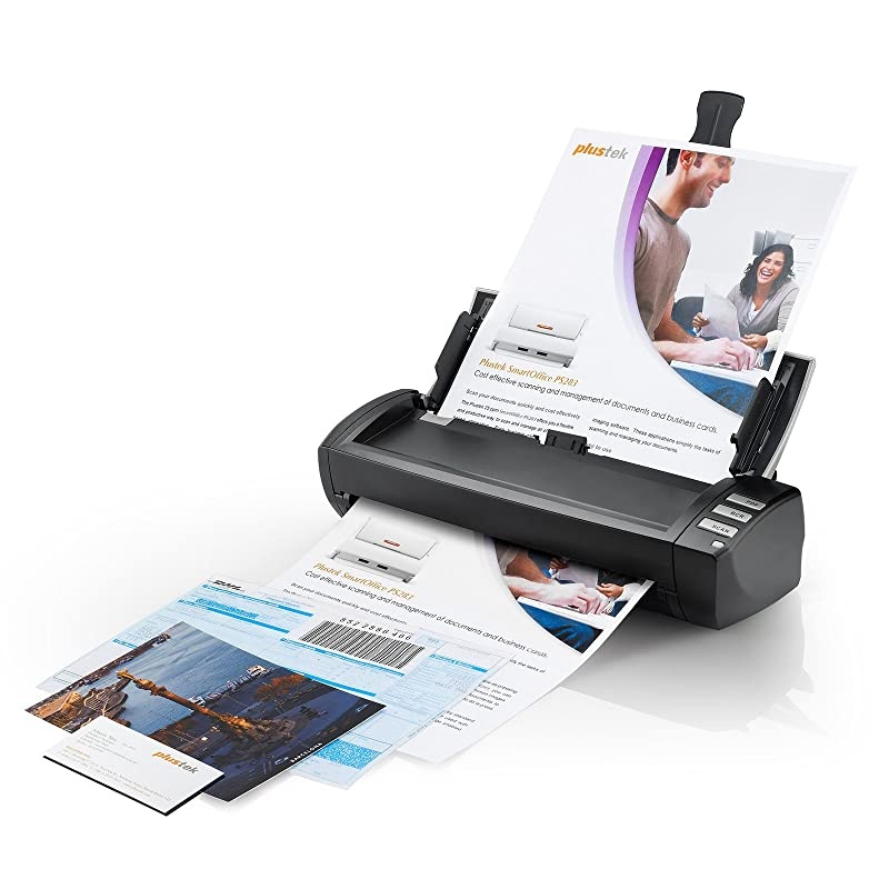 AD480 - Desktop Scanner for Card and Document, with 20 Page Paper Feeder and Exclusive Card Slot. for Windows only