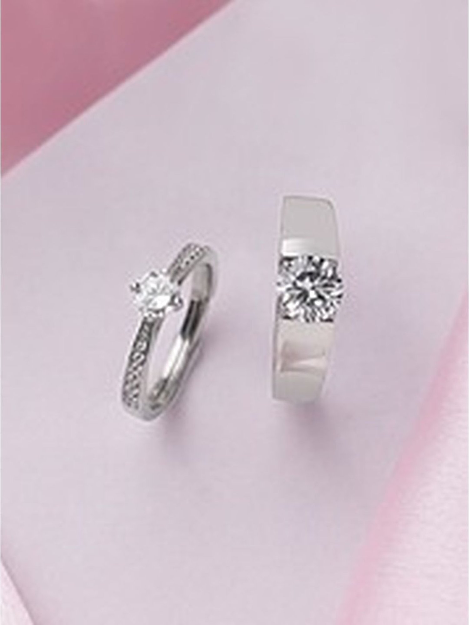 March by FableStreet 92.5 Sterling Silver Zircon Ring for Women