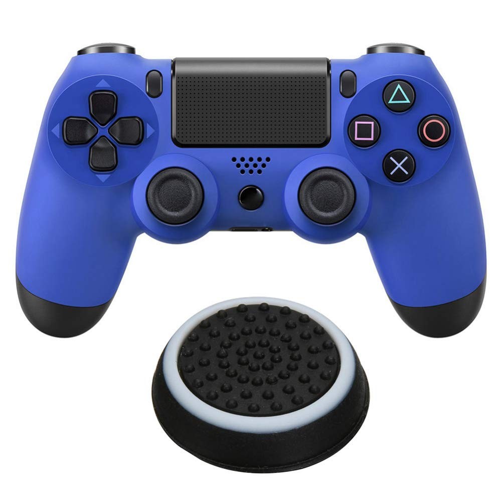 Onyehn 4pcs Analog 3D Joystick Thumbstick Wireless Controller Rocker Sensor Replacement fit for Sony Playstation 4 PS4 controllers,with Screwdriver Repair Kits Parts+4 Mushroom Caps+4 fluorescent butt