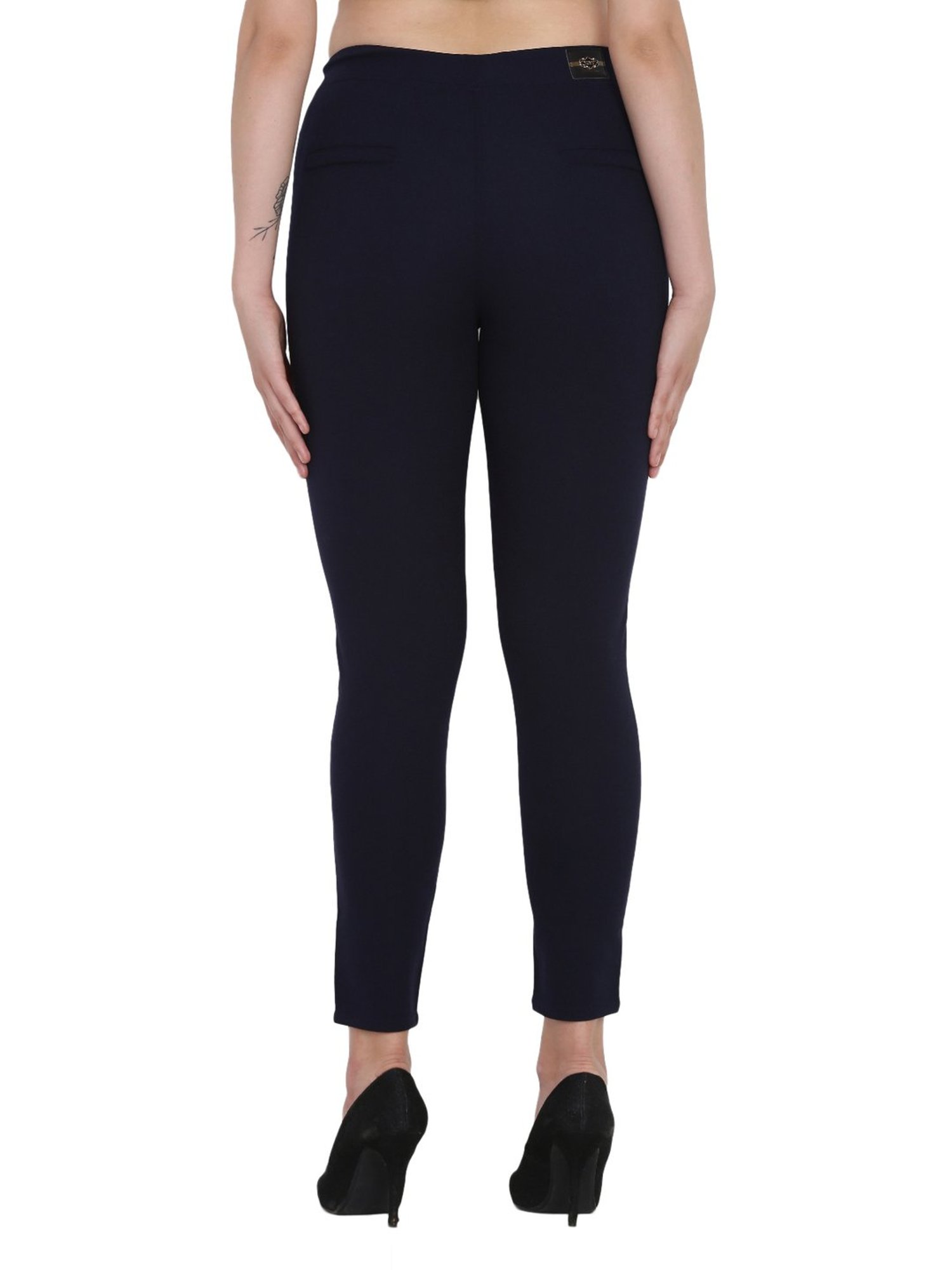 Westwood Navy Cotton Trousers
