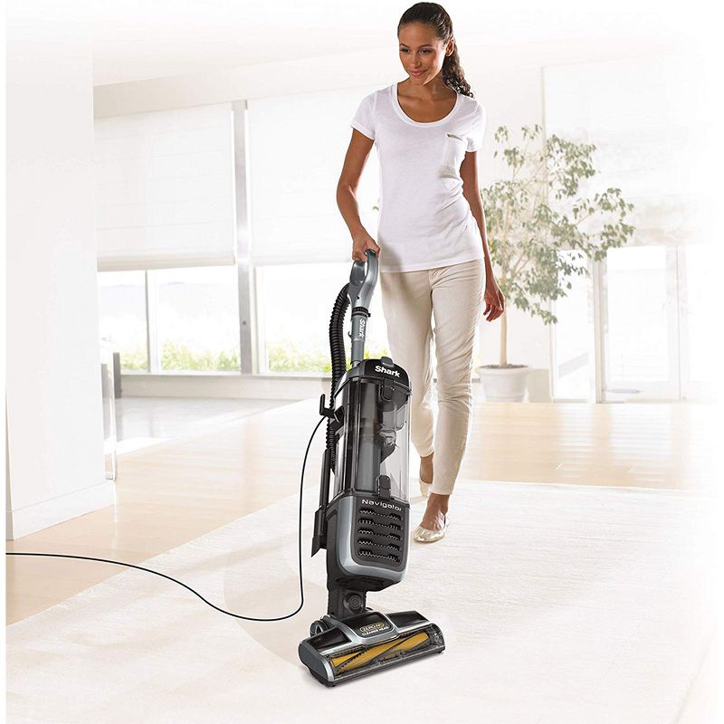 Shark ZU60 Navigator Zero M Upright Bagless 3XL Capacity Vacuum, Gray (Certified Refurbished)