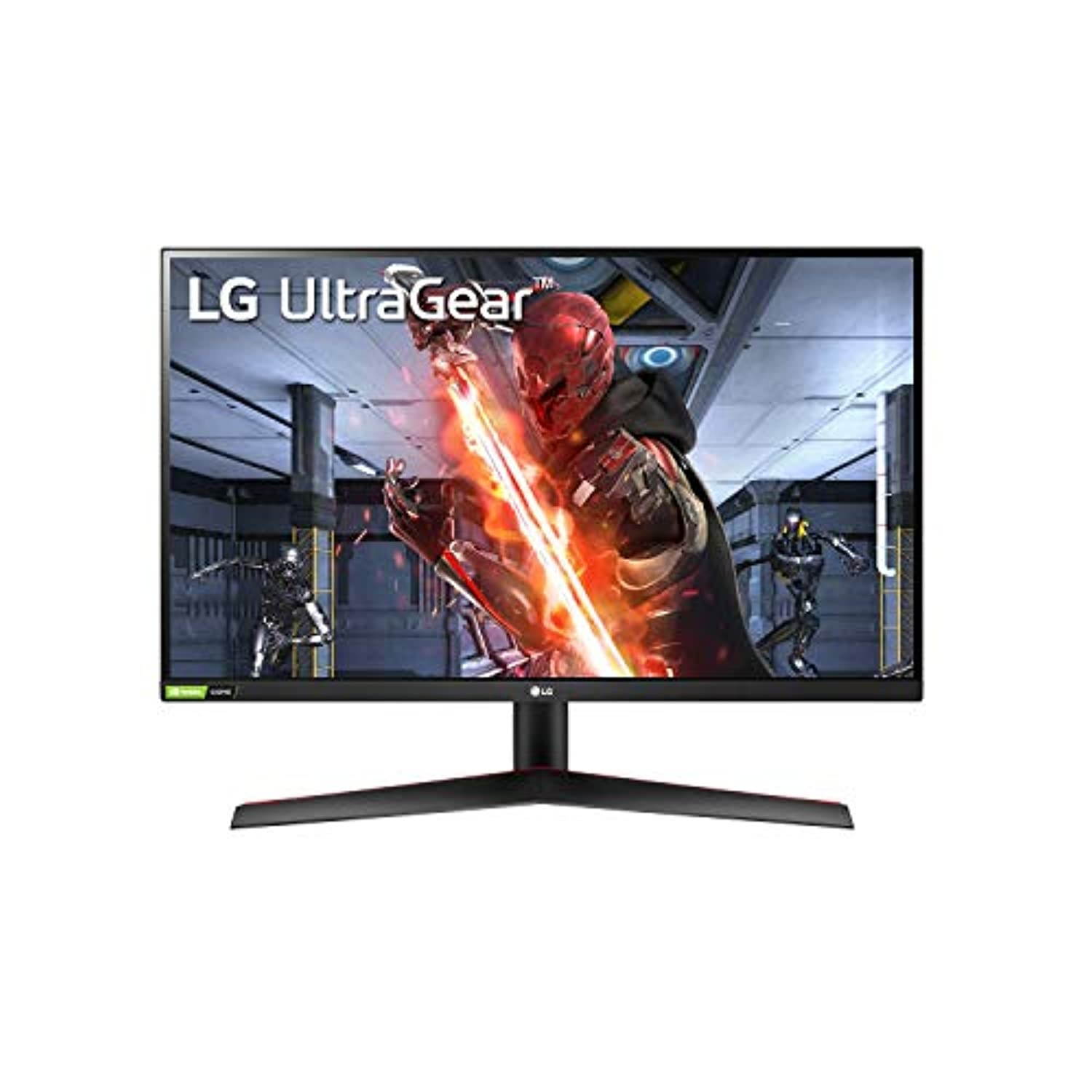 LG 27GN800-B 27 Inch Ultragear QHD (2560 x 1440) IPS Gaming Monitor with IPS 1ms (GtG) Response Time / 144Hz Refresh Rate and NVIDIA G-SYNC Compatible with AMD FreeSync Premium - Black (27GN800-B)